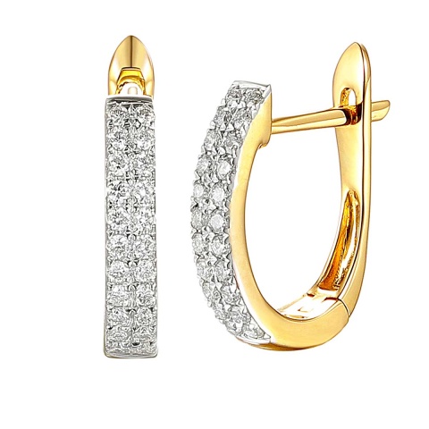 Kolczyki z diamentami (E43246 Y A)