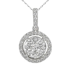 Zawieszka z diamentami (P87696 W)