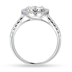 Pierścionek z diamentami (R87696 W)