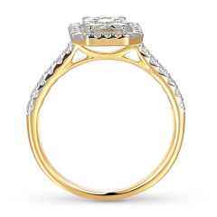 Pierścionek z diamentami (R87699 Y)