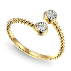 Pierścionek z diamentami (R89521 Y): 10 - zdjęcie: 2