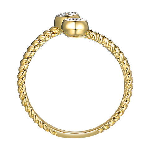 Pierścionek z diamentami (R89521 Y)