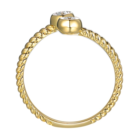 Pierścionek z diamentami (R89521 Y): 10