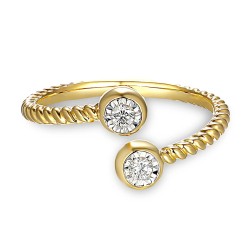 Pierścionek z diamentami (R89521 Y): 10 - zdjęcie: 3