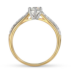Pierścionek z diamentami (R82732 YW): 10 - zdjęcie: 3