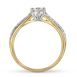 Pierścionek z diamentami (R82732 YW): 10 - zdjęcie: 4