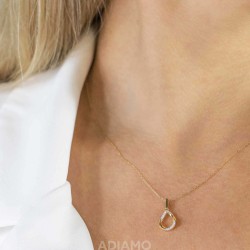 Naszyjnik z diamentami (N10668 Y) - zdjęcie: 3