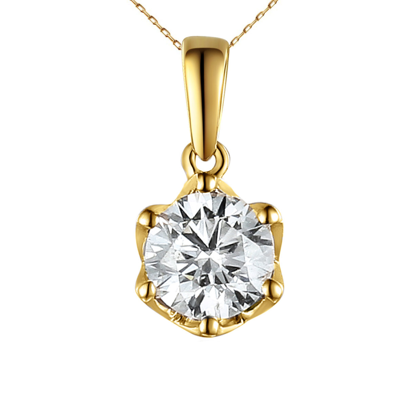 Zawieszka z diamentem (P34280 Y 0,50ct)