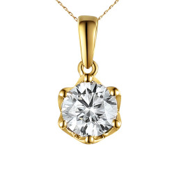 Zawieszka z diamentem (P34280 Y 0,50ct) - zdjęcie: 2