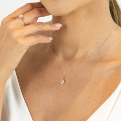 Zawieszka z morganitem i diamentami (P62900 R MR)