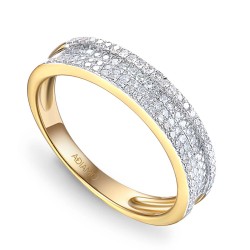 Pierścionek z diamentami (R36903 Y): 7 - zdjęcie: 2