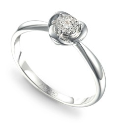 Pierścionek z diamentami (R55154 W): 7 - zdjęcie: 2