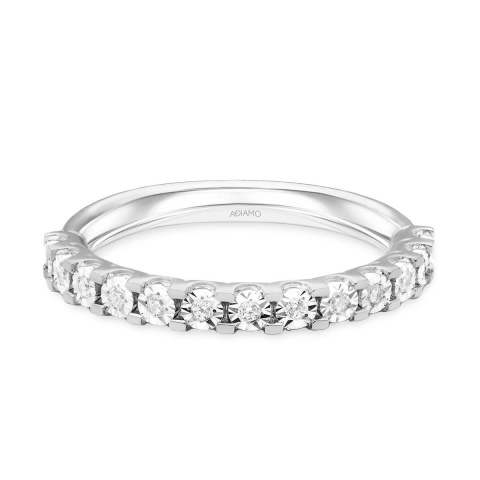 Obrączka z diamentami, 3 mm (O-R87768 W)