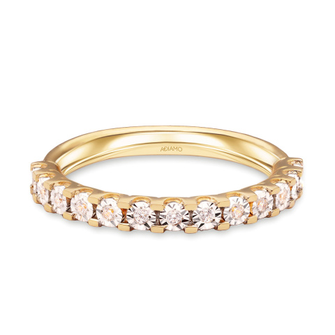 Obrączka z diamentami, 3 mm (O-R87768 Y)