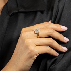 Pierścionek z diamentami (R59279 Y): 7 - zdjęcie: 3