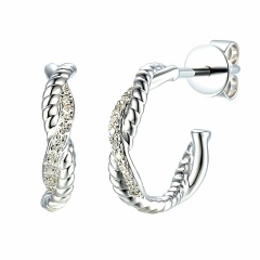 Kolczyki z diamentami (E81542 W S)