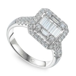 Pierścionek z diamentami (R56734 W): 15 - zdjęcie: 2