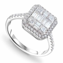 Pierścionek z diamentami (R68048 W): 8 - zdjęcie: 2