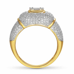 Pierścionek z diamentami (R88485 Y)