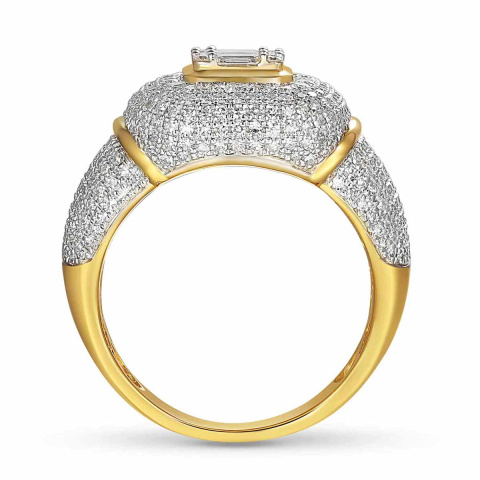 Pierścionek z diamentami (R88485 Y)