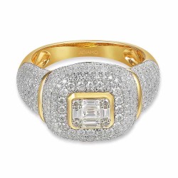 Pierścionek z diamentami (R88485 Y): 8 - zdjęcie: 3