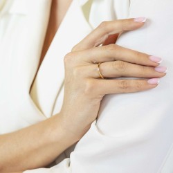 Pierścionek z diamentem (R83527 YW 0,04ct): 10 - zdjęcie: 3