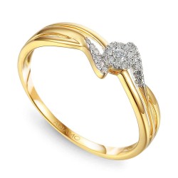 Pierścionek z diamentami (R47775 Y): 7 - zdjęcie: 2