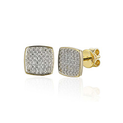 Kolczyki z diamentami (E86409 Y S) - zdjęcie: 2