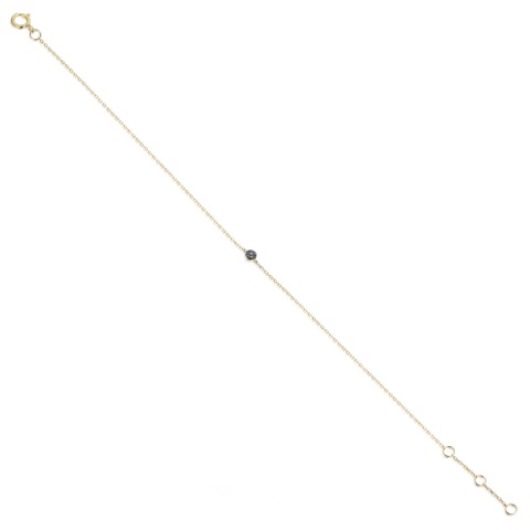 Bransoletka z czarnymi diamentami (B08344 Y C BD)