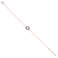 Bransoletka z czarnymi diamentami (B06099 R C BD)