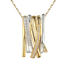 Zawieszka z diamentami (P68391 YW 0,14ct)