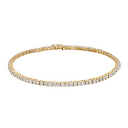 Bransoletka tenisowa z diamentami 2,98 ct (B01538 Y) - zdjęcie: 2