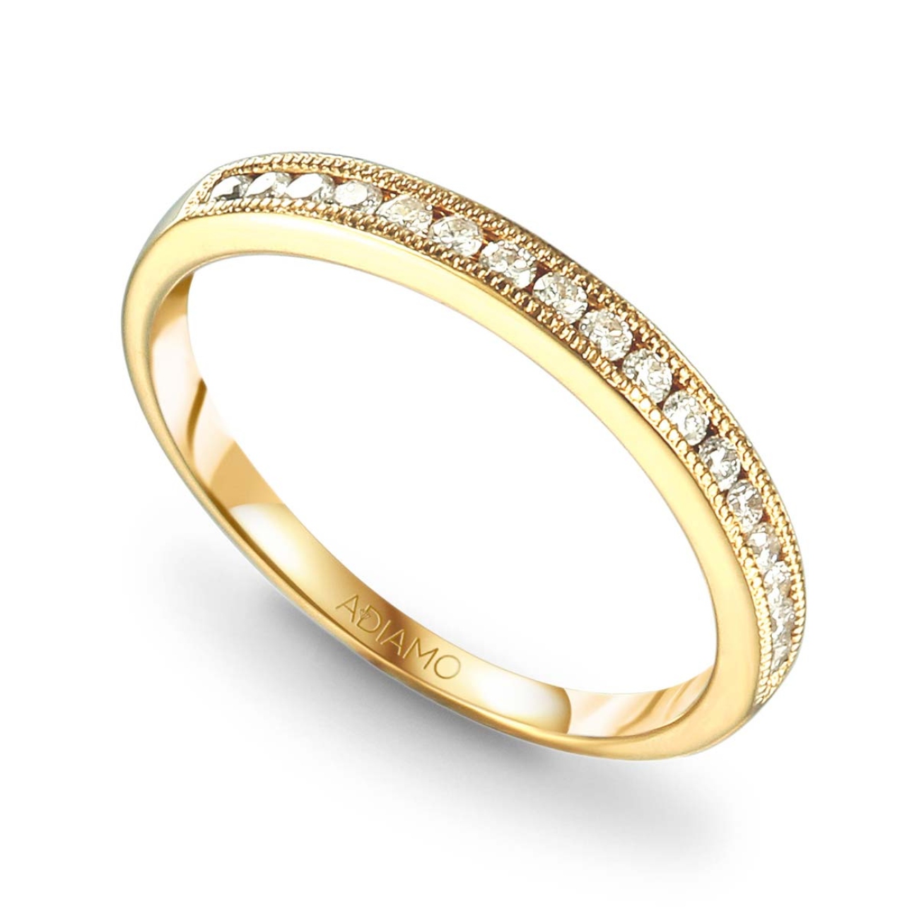 Obrączka ślubna z diamentami, 2,5 mm (O-R44049 Y): 7