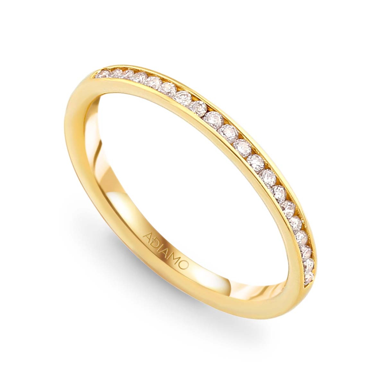 Obrączka ślubna z diamentami, 1,7 mm (O-R46072 Y): 10