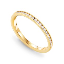 Obrączka ślubna z diamentami, 1,7 mm (O-R46072 Y): 10 - zdjęcie: 2