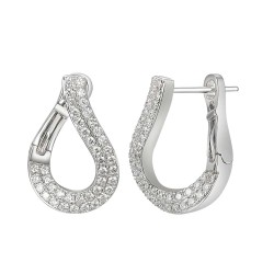 Kolczyki z diamentami (E77520 W A) - zdjęcie: 2