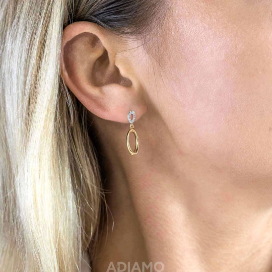 Kolczyki z diamentami (E85810 Y S)