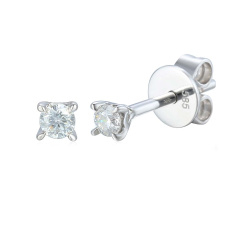 Kolczyki z diamentami (E65478 W S 0,24ct)
