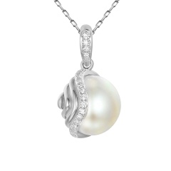 Zawieszka z perłą i diamentami (P81530 W)