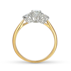 Pierścionek z diamentami (R43032 YW)