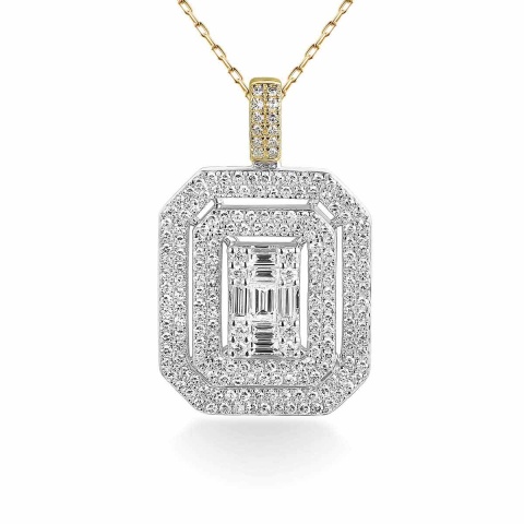 Zawieszka z diamentem (P81616 YW)