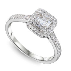 Pierścionek z diamentami (R80432 W): 12 - zdjęcie: 2