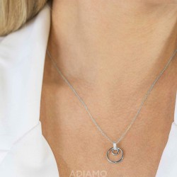 Naszyjnik z diamentami (N09571 W C) - zdjęcie: 3