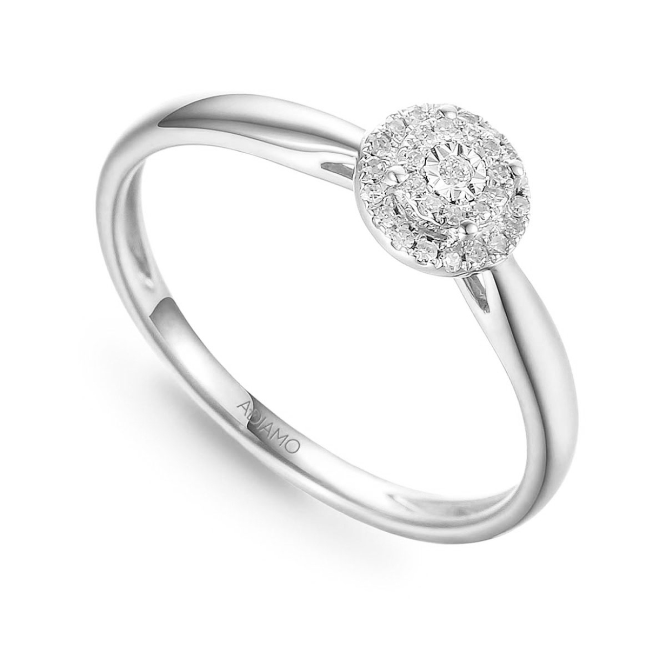 Pierścionek z diamentami (R55158 W): 14