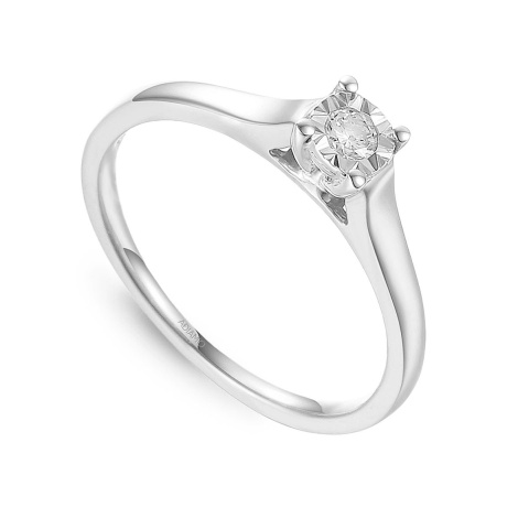 Pierścionek z diamentami (R55118 W 0,08ct)
