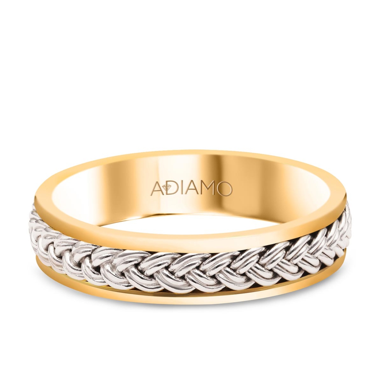 Obrączka ślubna męska złota 5mm (O-AD8 YW M): 17