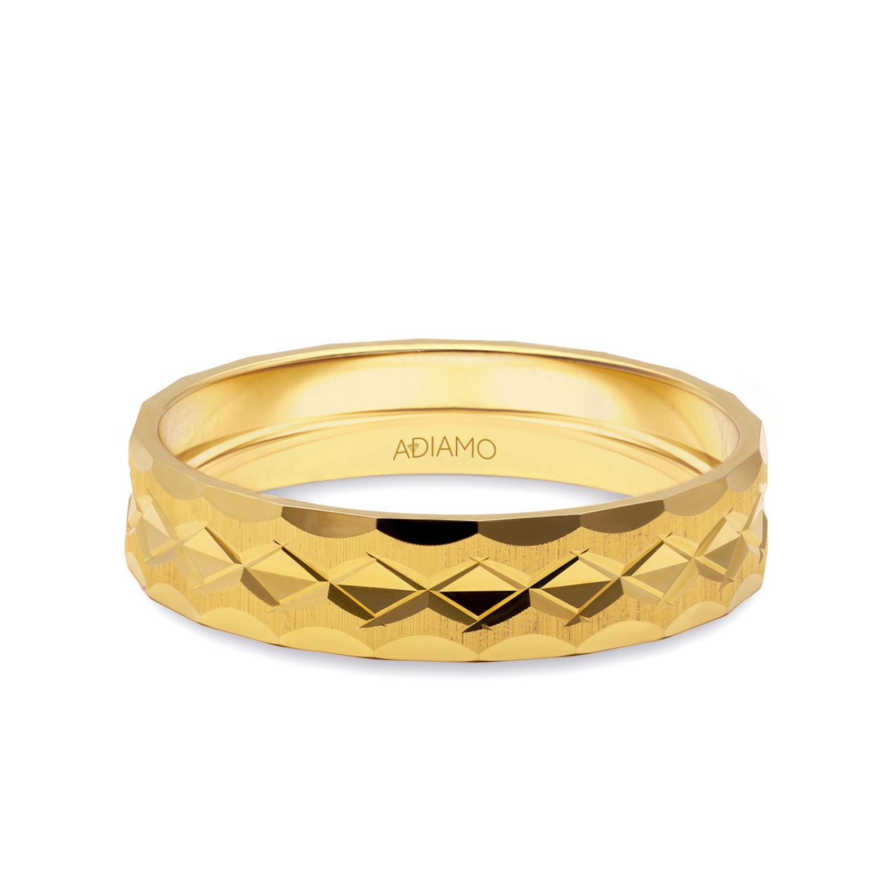 Obrączka ślubna damska złota 5 mm (O-AD22 Y D): 9