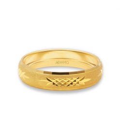 Obrączka ślubna damska, złota, 5 mm: 9 - zdjęcie: 2