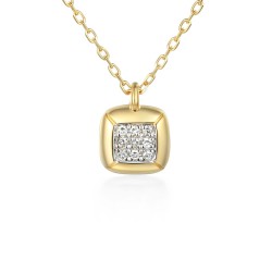 Naszyjnik z diamentami (N08922 Y C) - zdjęcie: 2