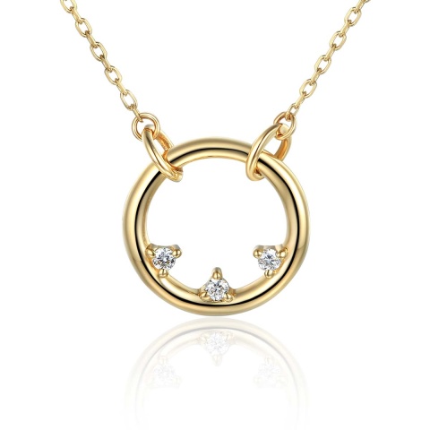 Naszyjnik z diamentami (N08854 Y C)